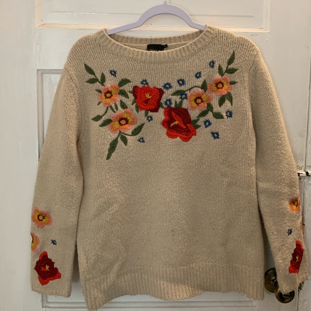 Embroidered Sweater